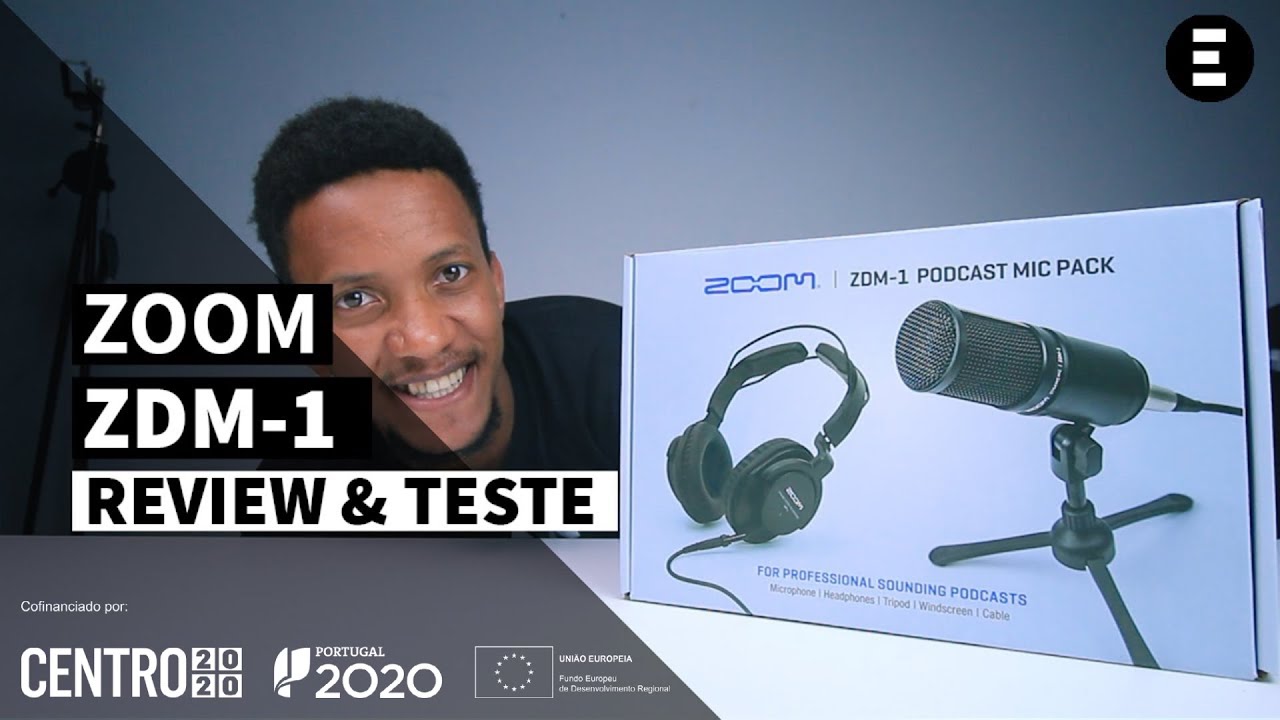 Unboxing e Review Zoom ZDM-1 Podcast Mic Pack | EGITANA.pt