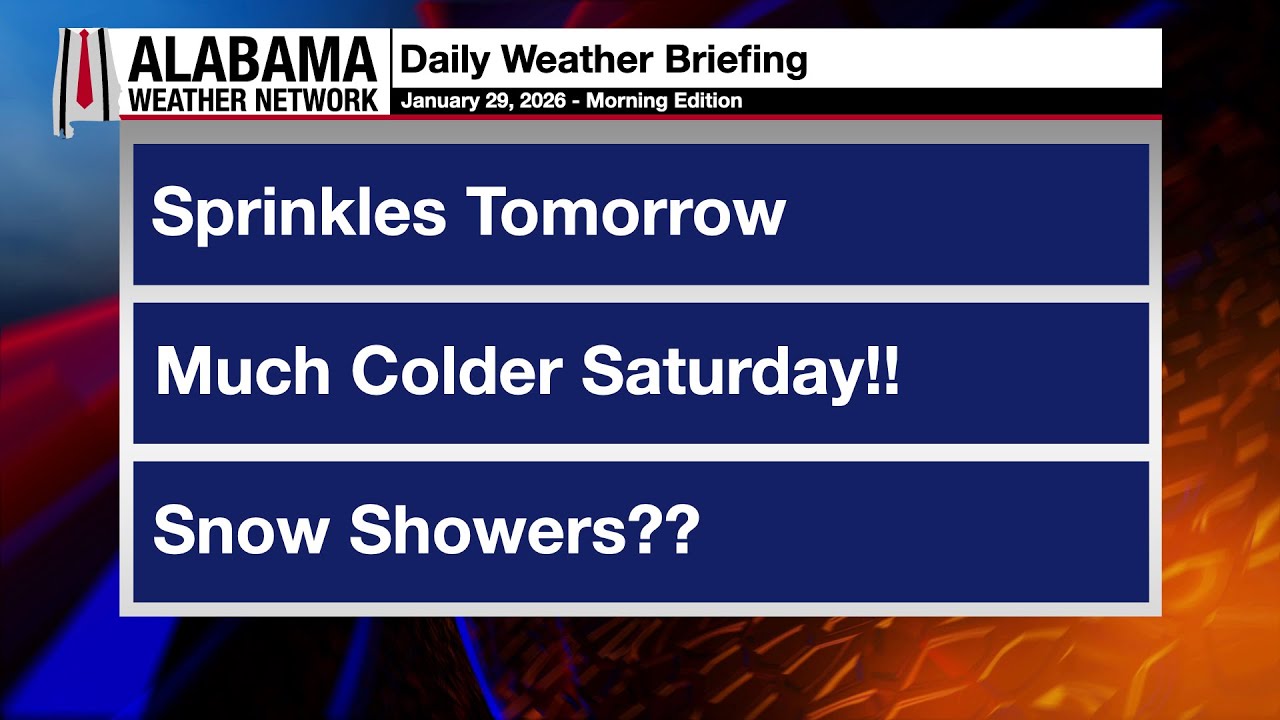 James Spann's Morning Briefing - Thursday 1.29.26