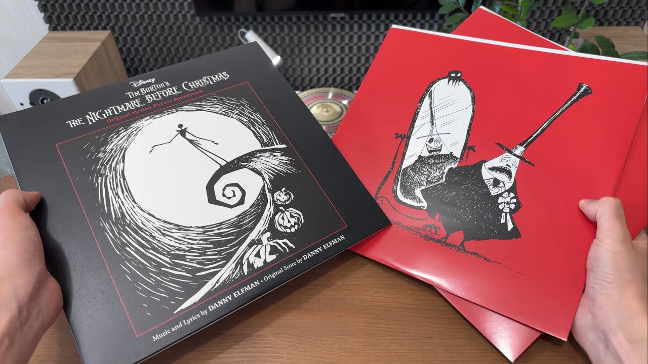 OST Nightmare Before Christmas Zoetrope Vinyl - Распаковка и обзор виниловой пластинки