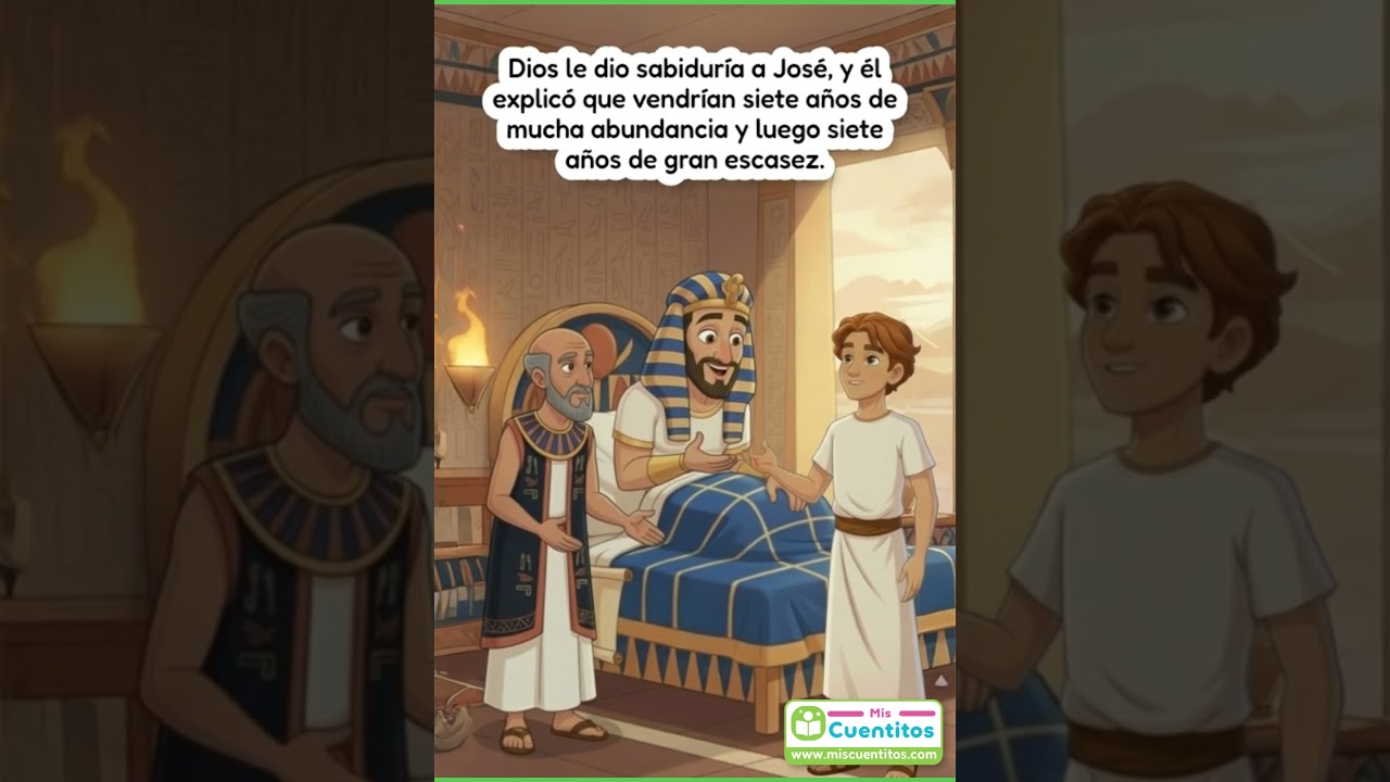 José interpreta los sueños del faraón