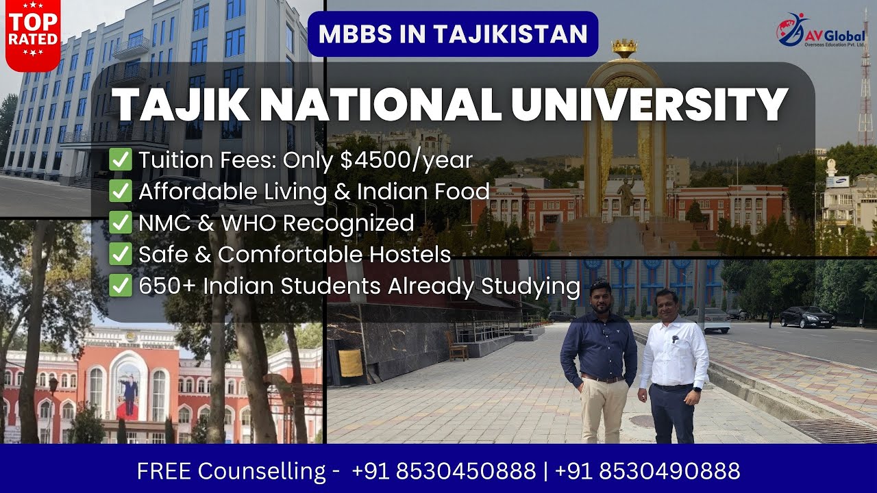 MBBS in Tajikistan 2025: Full Tour of Tajik National University | Indian Hostel & FMGE Coaching
