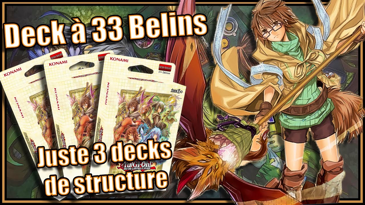 Structure Charmeuse x3 Deck Profile à 33 belins Budget et Parfait pour les Débutants yugioh 2020