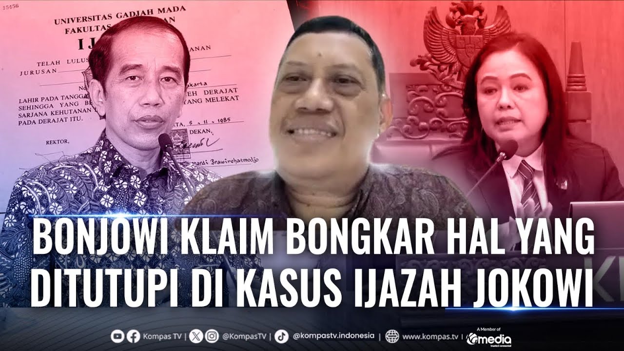 [FULL] Blak-blakan! Bonjowi Klaim Bongkar Hal yang Ditutupi di Kasus Ijazah Jokowi