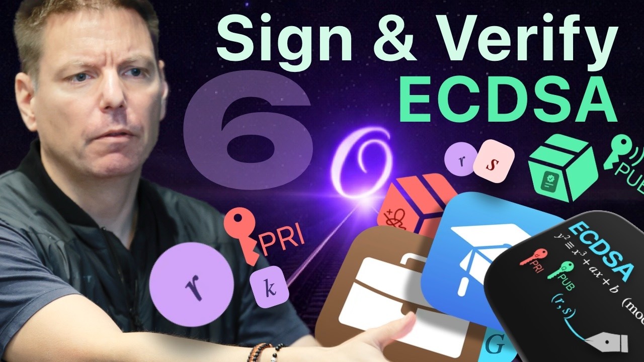 6️⃣ How ECDSA Signatures Work (Sign & Verify for AxM, Conceptual)