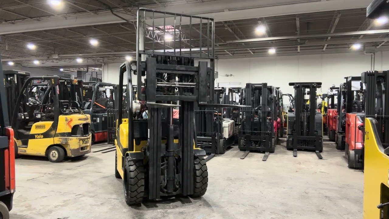 2020 Yale GLP060VX 6000lbs Used LP Gas Pneumatic Forklift - U3022U