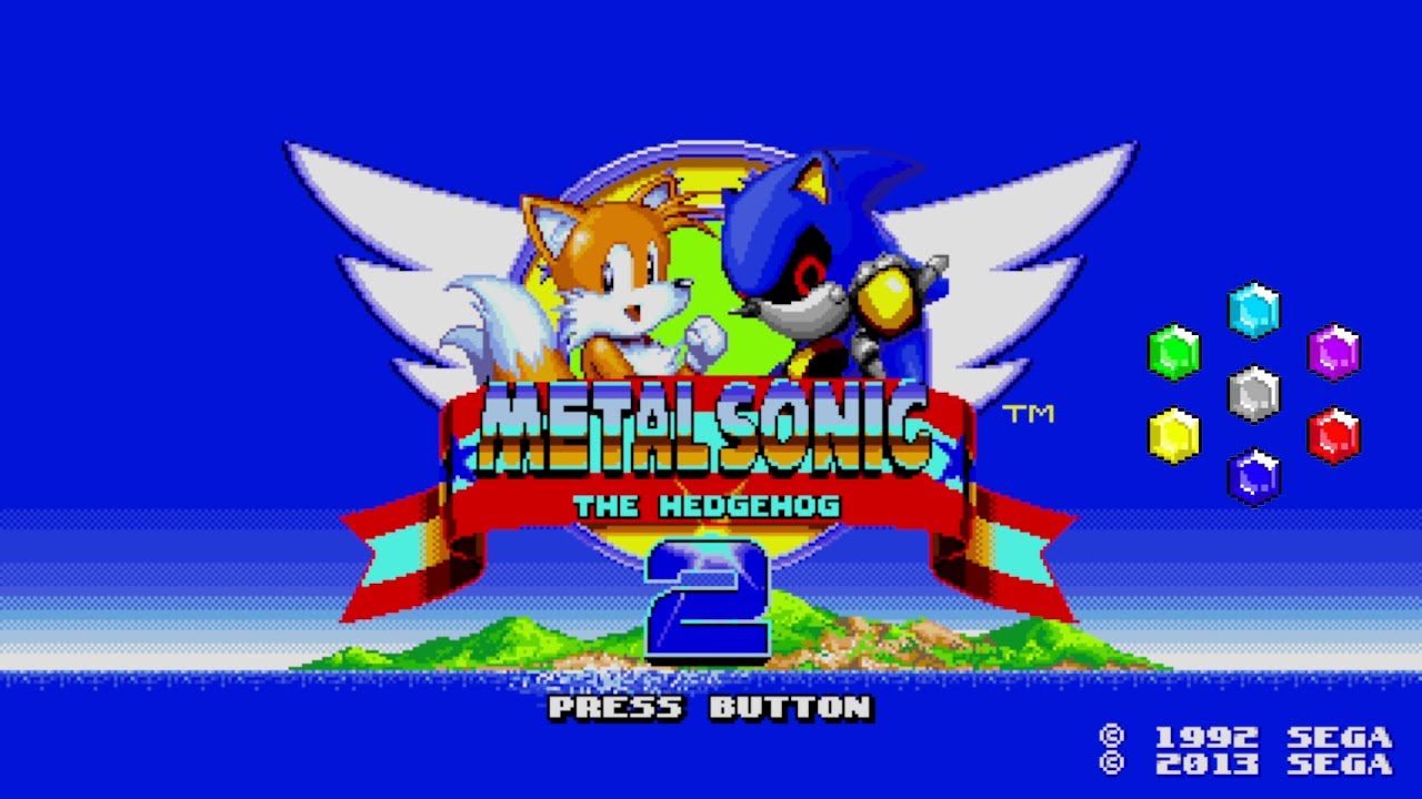 Metal Sonic in Sonic 2 (2013) Decompilation ✪ Gameplay