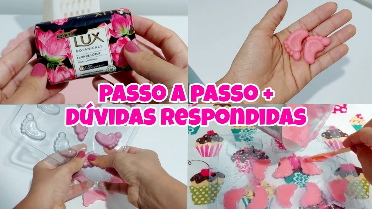 💡 Como fazer sabonete para LEMBRANCINHAS | sabonete caseiro simples e fácil de fazer passo a passo