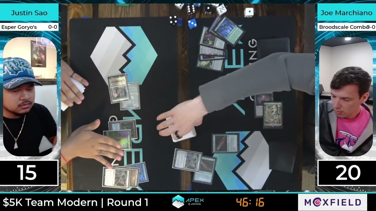 $5000 Team ModernAIQ/RCQ | Esper Goryo's vs Broodscale Combo | Round 1 | 7/27/25