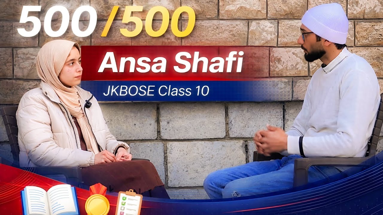 She Scored 500/500 | Ansa Shafi's class 10th Journey 
