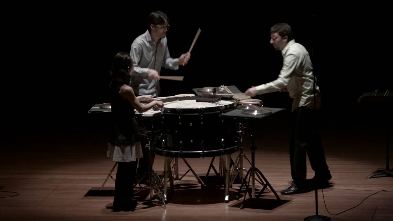 Zivkovic: “Meccanico” from Trio per uno for Percussion Trio, Op. 27