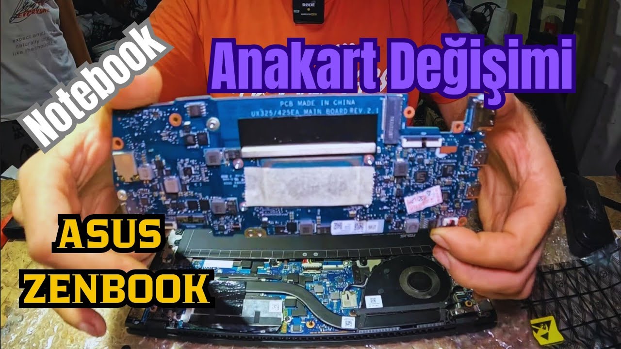 Asus Zenbook  UX325EA Anakart Değişimi | Motherboard Replacement