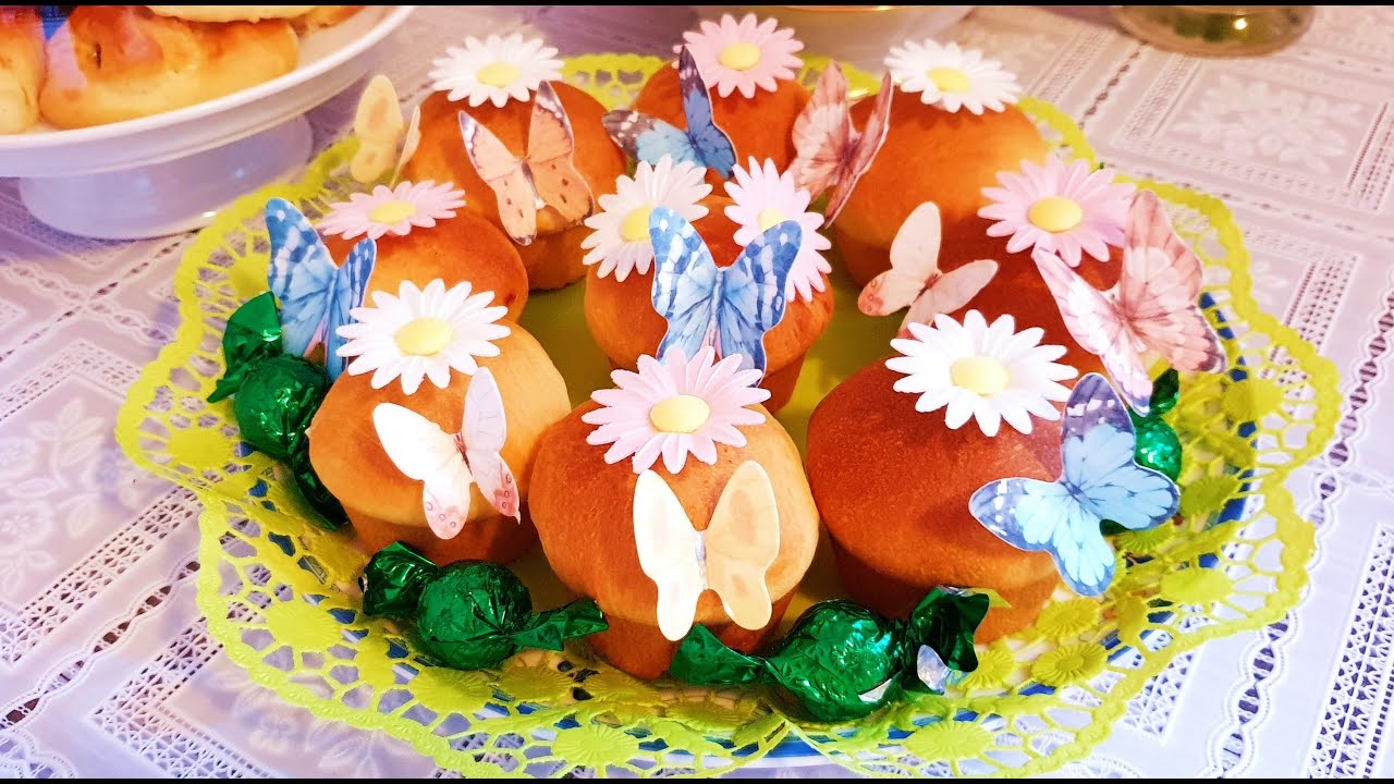 Пасхальный венок!Плюшечки!Кухен с крошкой!