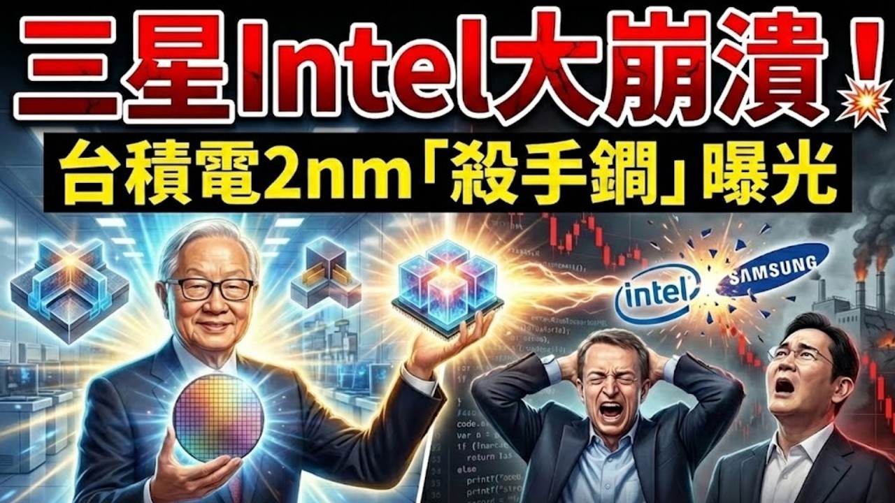 2奈米量產即巔峰！台積電如何靠「這項技術」讓三星、英特爾集體崩潰？