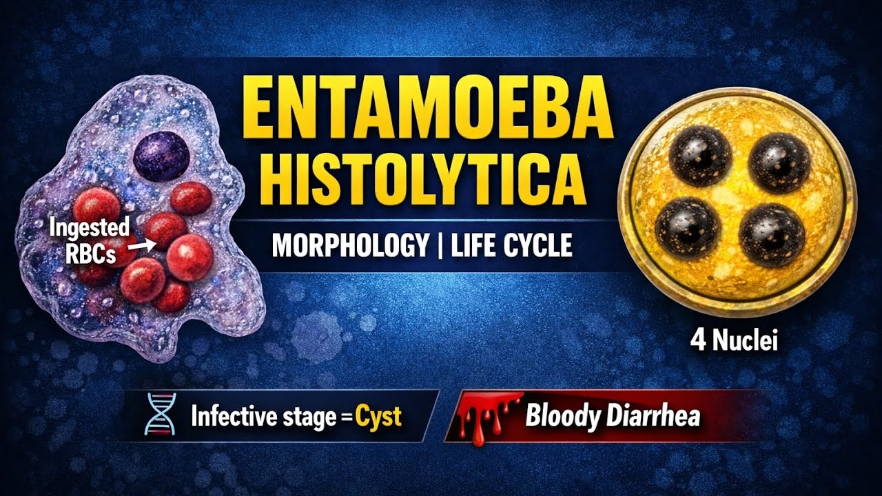 Entamoeba histolytica | Morphology, Life Cycle & Laboratory Diagnosis