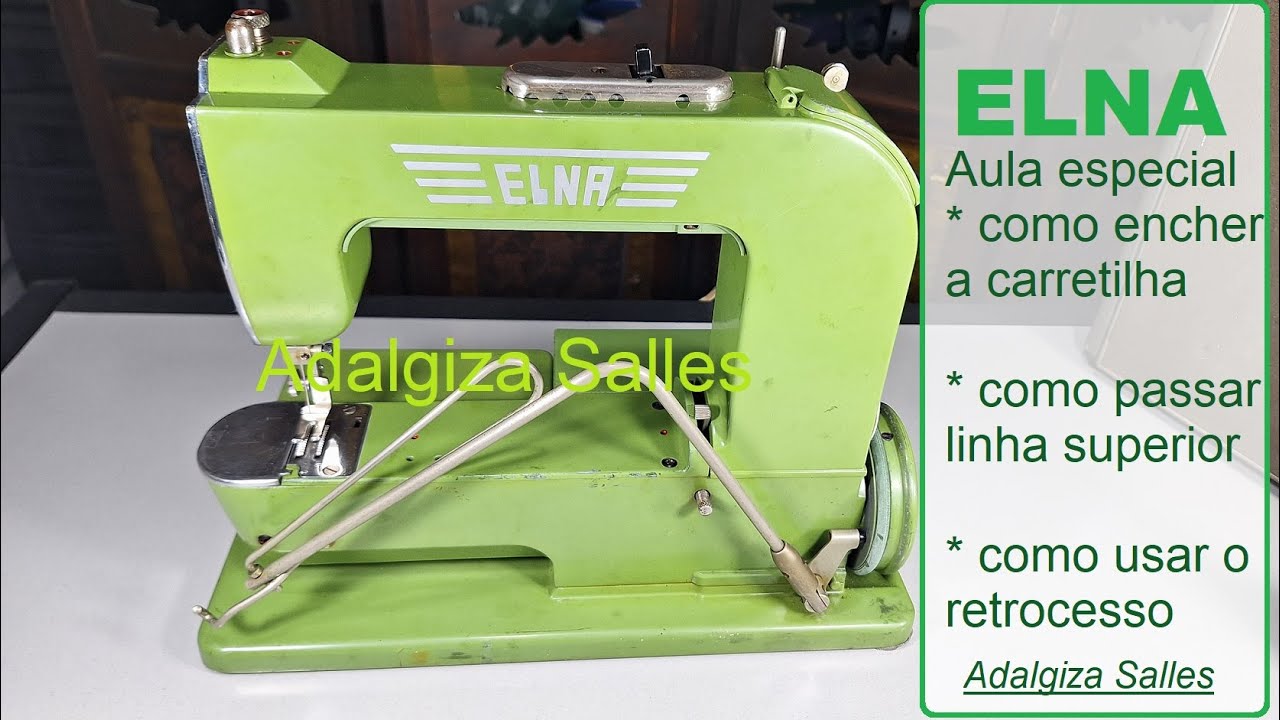 Elna como usar corretamente sua máquina soldado, manuseio completo.