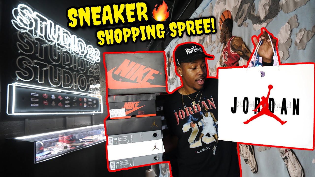 $750+ SNEAKER SHOPPING SPREE! INSIDE THE VIP JORDAN POP UP! NEW LIMITED SNEAKER PICKUPS & MORE!