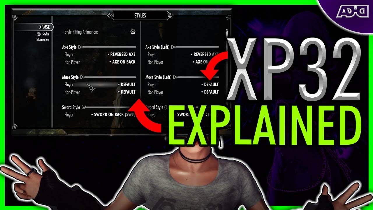 XP32 & Animations EXPLAINED | XPMSSE Skeleton Mod Skyrim