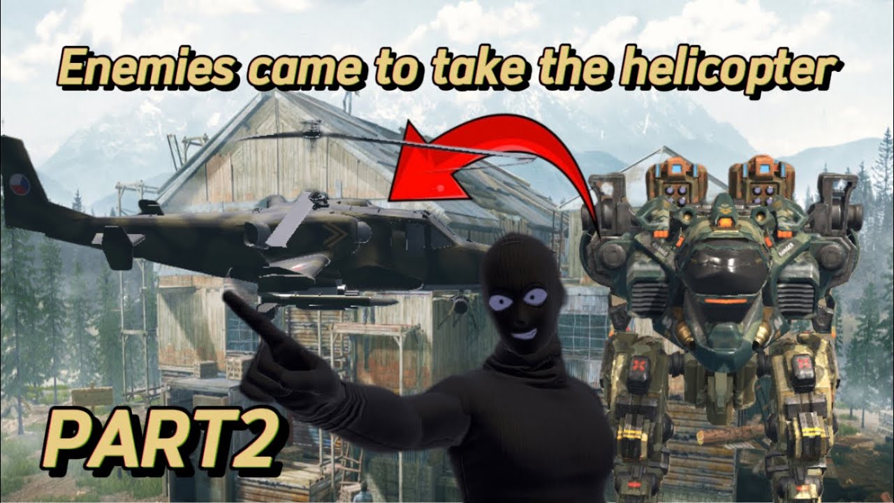 The helicopter was blown up and people came to take the robot, but... | #lastislandofsurvival
