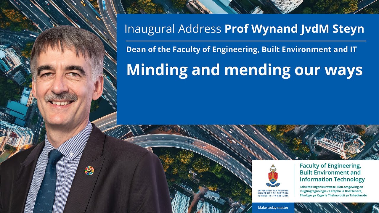 Inaugural address Prof Wynand JvdM Steyn