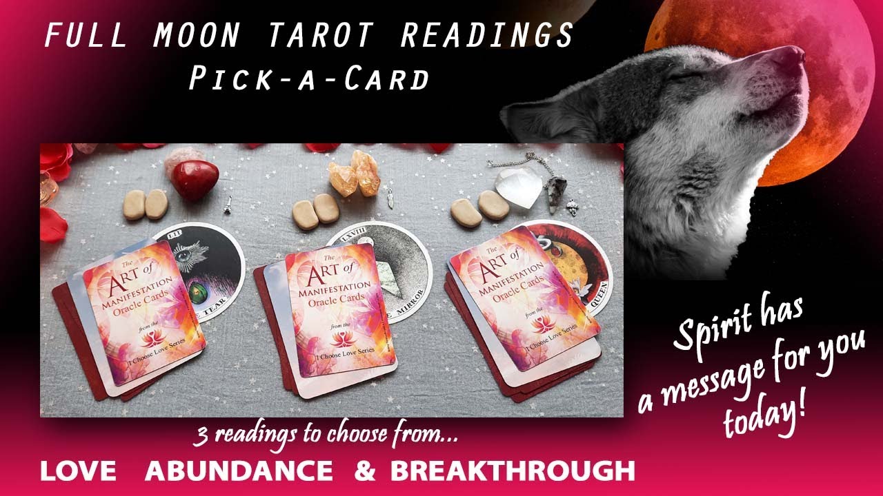 LOVE - ABUNDANCE - BREAKTHROUGH 💖Which FULL MOON Message is for YOU Today 🌕 Weekly Pick-A-Card TAROT