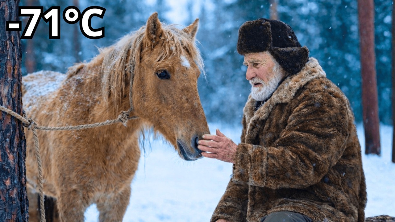 🐴 He Found an Abandoned Horse Tied to a Tree in -71°C Siberia