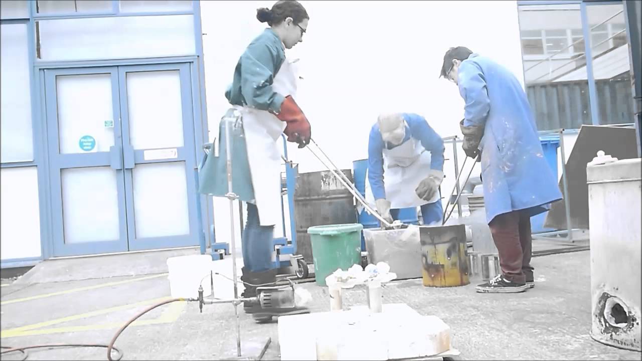 Raku Firing, Loading and Unloading the kiln