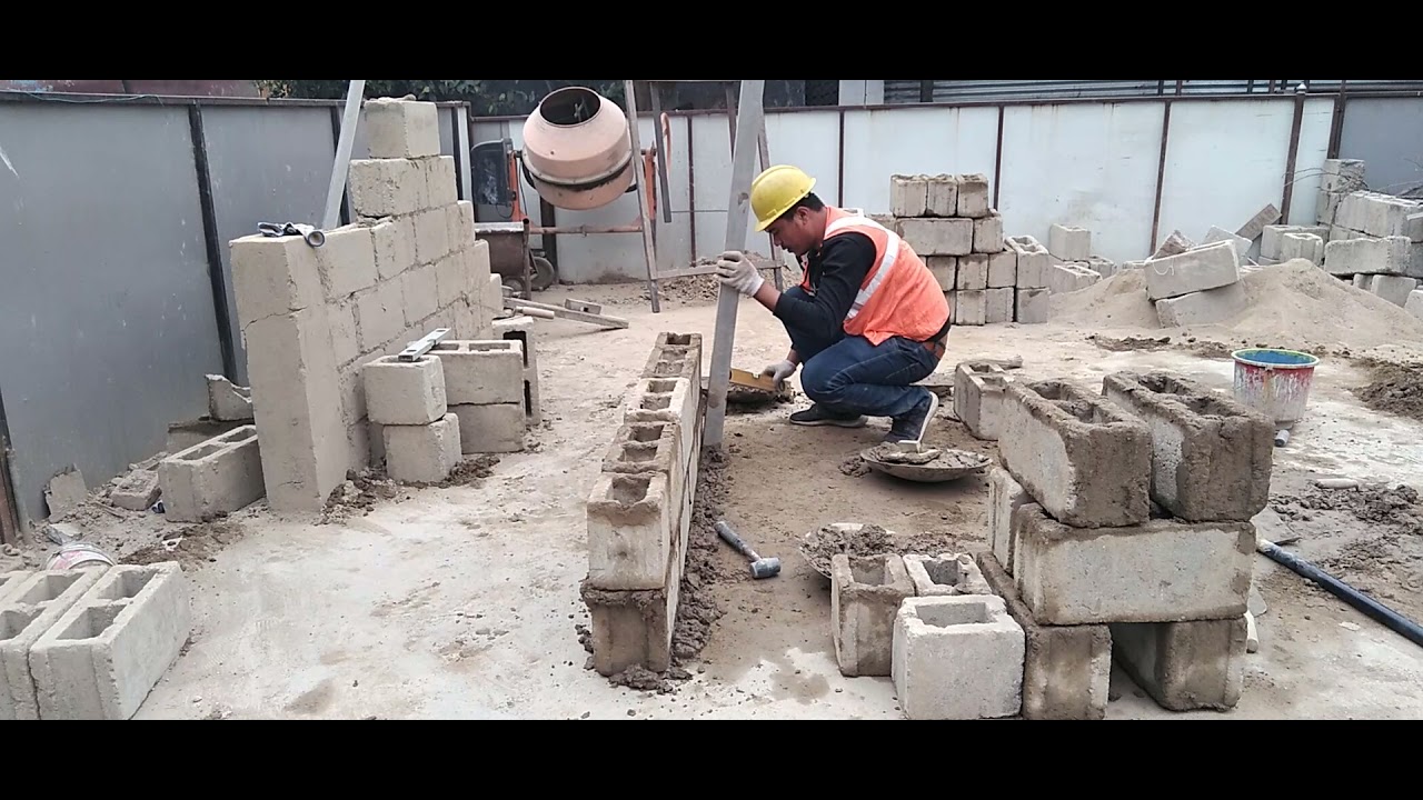 Mason training  for  block  wall fixing    Croatia 🇭🇷  and romaniya