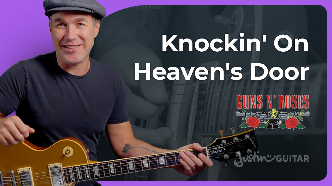 Урок игры на гитаре Knockin' on Heaven's Door | Guns N' Roses * SLASH! *
