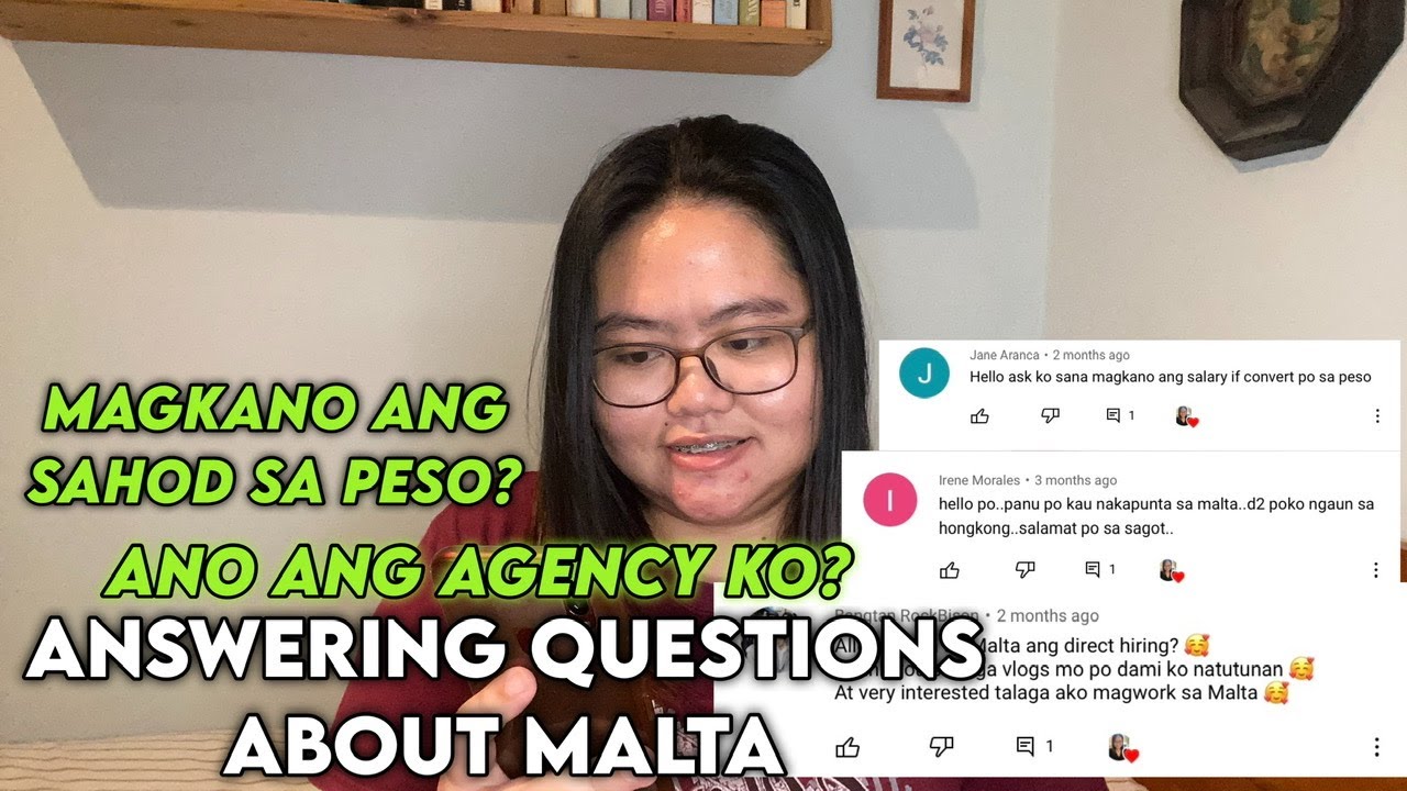 Q AND A ABOUT MALTA (from comment box) PART1 | CAREGIVER LIFE IN MALTA | VLOG 037 | Relly Louise