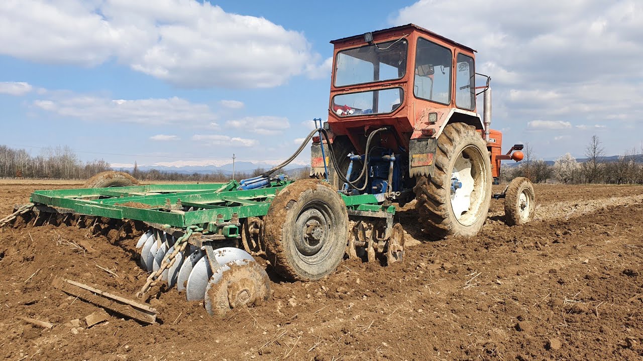 Tractor-vlog-u650-disc-gdu-3.4-La discuit pentru porumbul din anul 2022 ep2