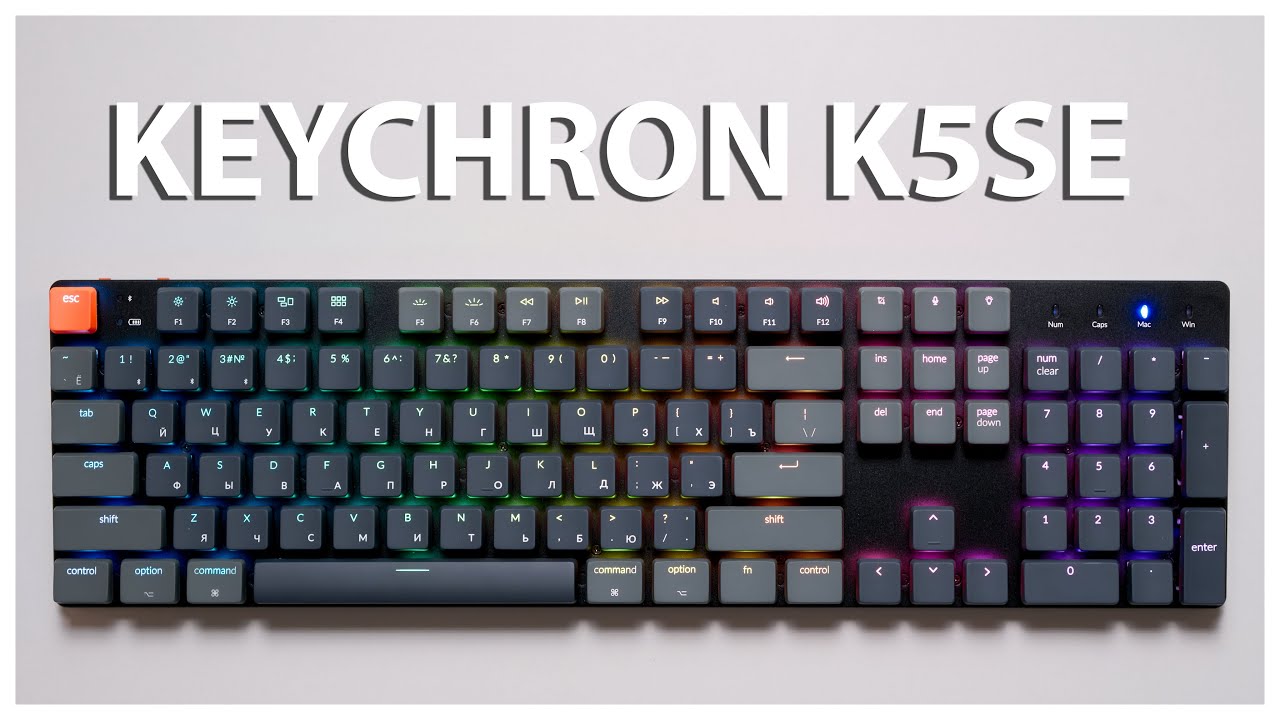 Keychron K5 SE RGB | Прекрасная низкопрофильная механика!