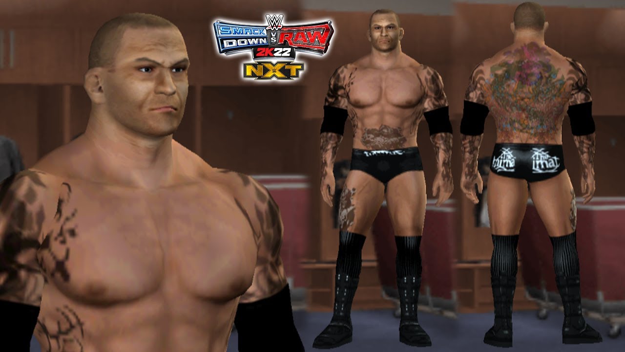 Batista WWE2K22 Style | SVR2011 CAW PS2 PSP MRRICEBALL CAW