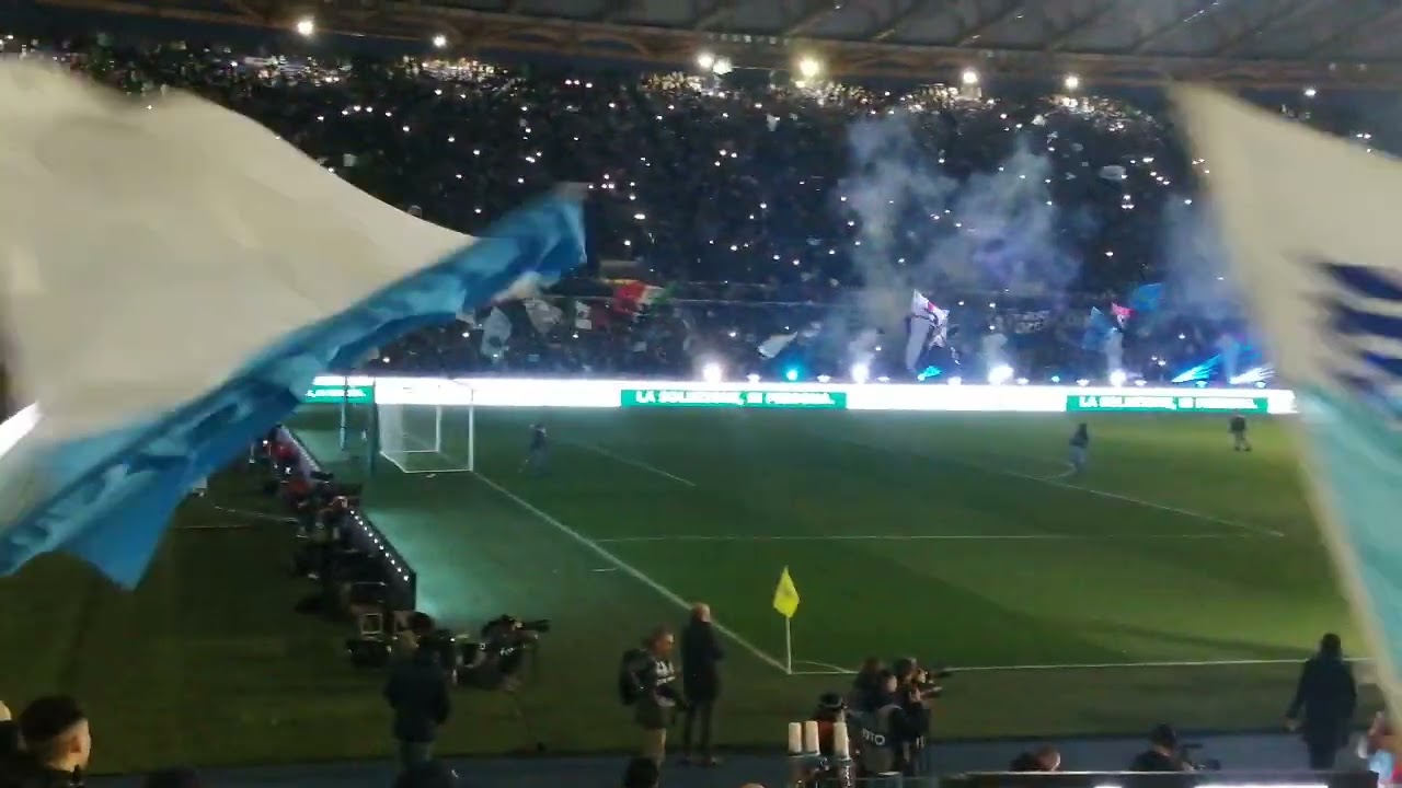 28 /01 /2024 LAZIO - NAPOLI =0-0 VOLO OLIMPIA + CENT'ANNI D'AMORE DA BRIVIDI