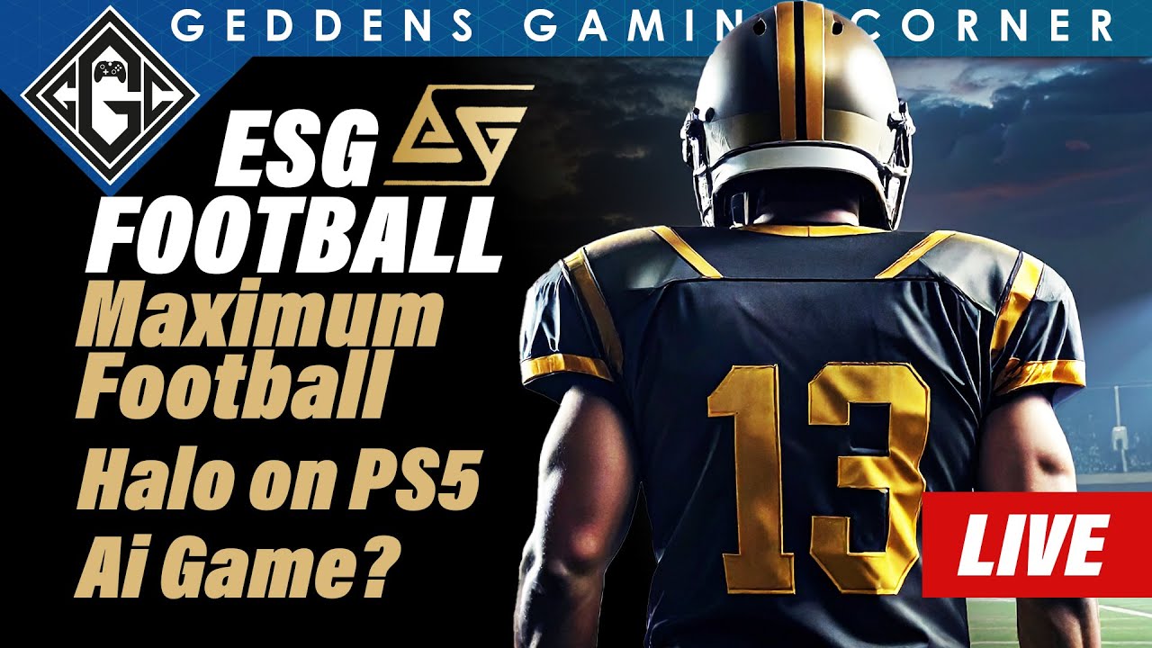 ESG Football This is Football Not Madden | Halo | Max Football | AI Gaming (Portrait)