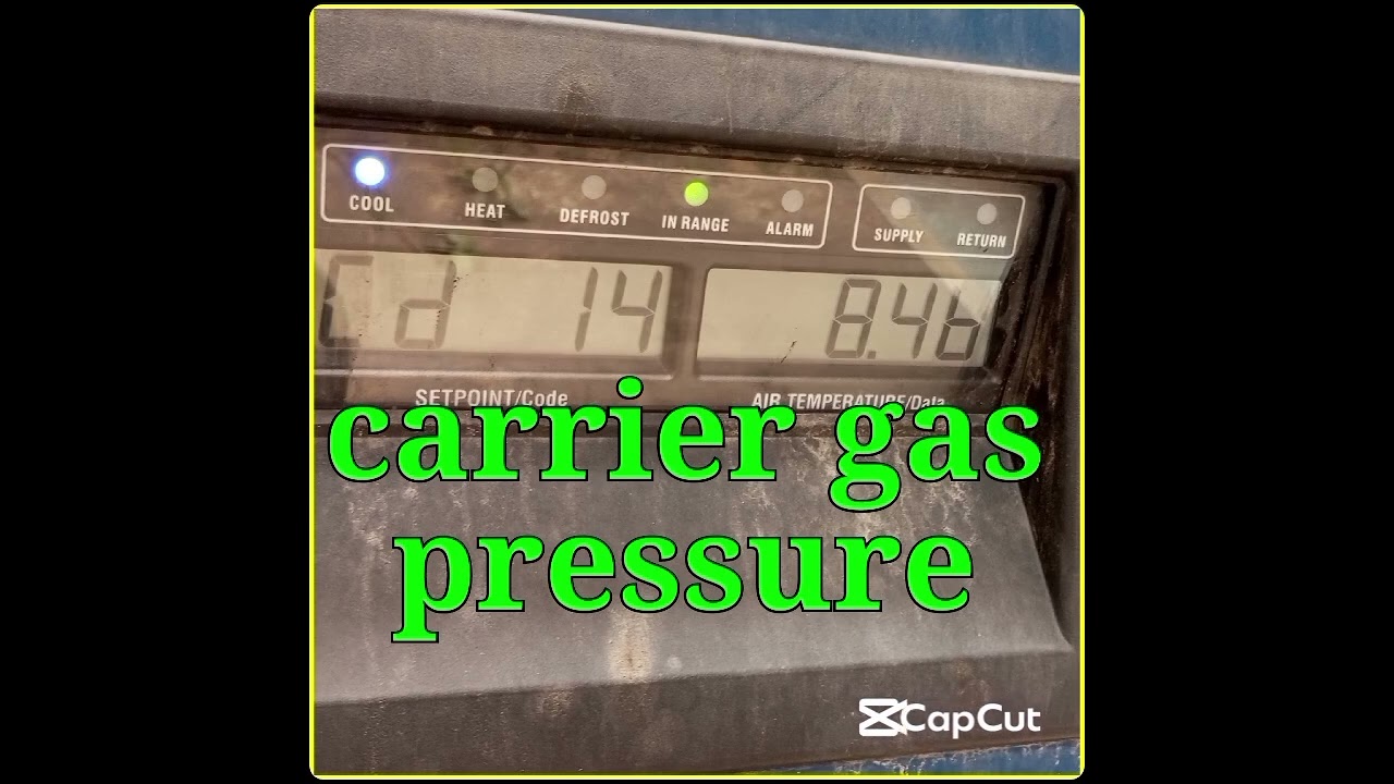 carrier reefer gas pressure check #technicianlk #reefers #tech #reefertrucking #reeferman #carrier