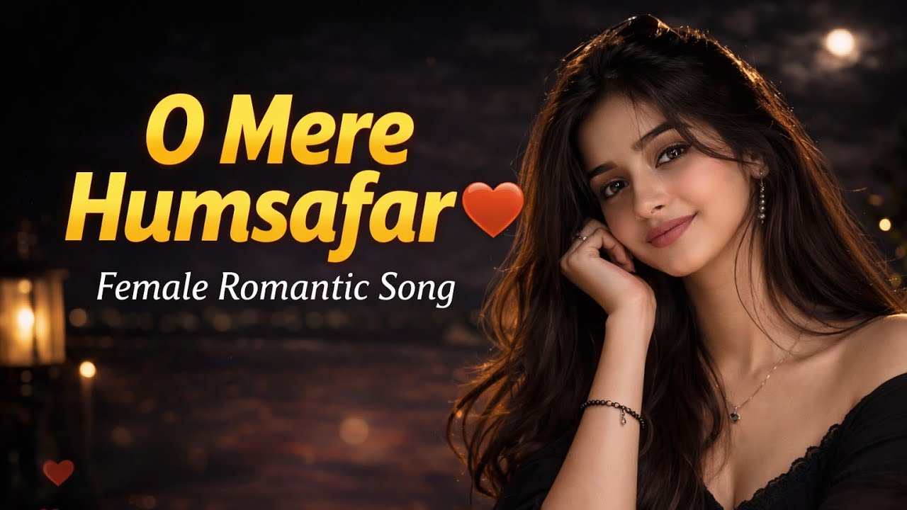 ओ मेरे हमसफ़र | Heart Touching Female Romantic Song | 90s Love Vibes | ishq wale sound