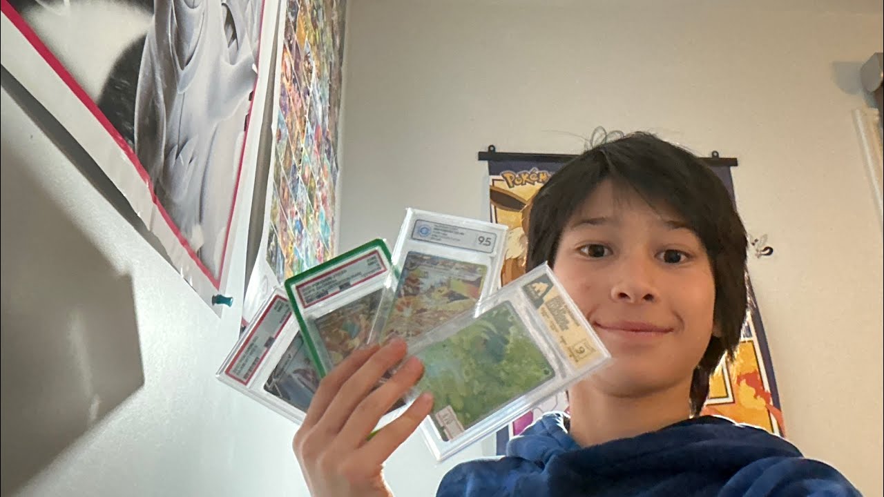 Je vous présente mes meilleurs cartes Pokémon gradées