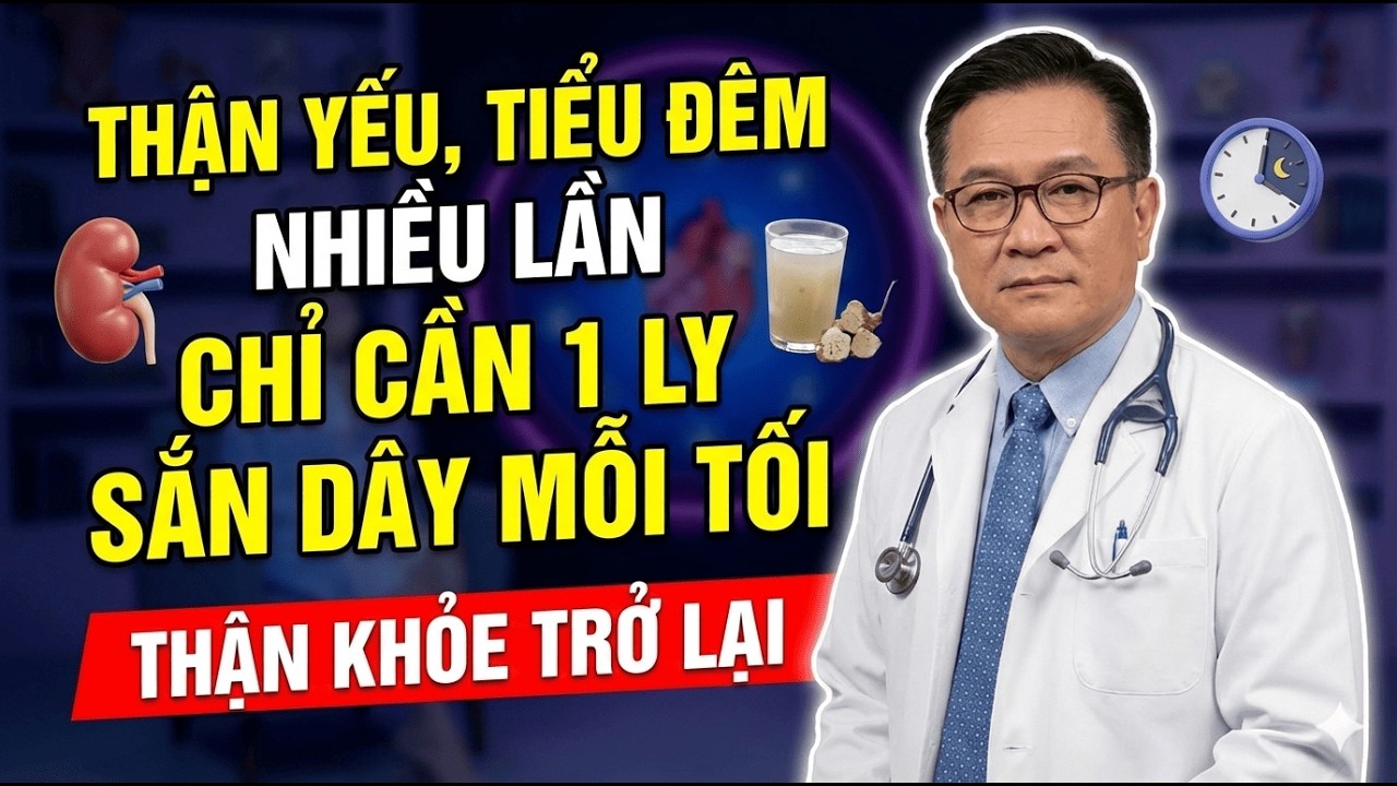 Người Cao Tuổi Dùng Bột Sắn Dây Theo Cách Này Chặn Đứng Suy Thận, Hết Tiểu Đêm, Ngủ Ngon Sâu Giấc!