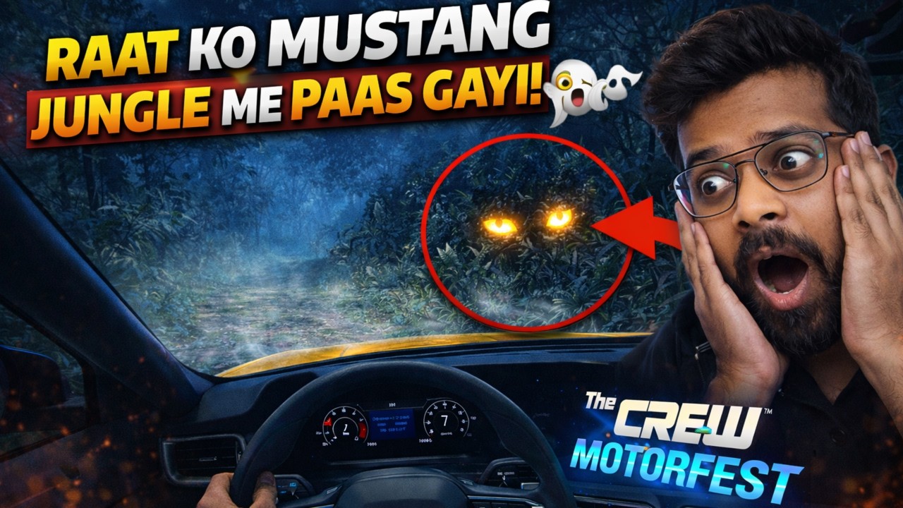 Raat Ko Mustang Jungle Me Paas Gayi 😱 | The Crew Motorfest Horror Moment! | PS5 Gameplay