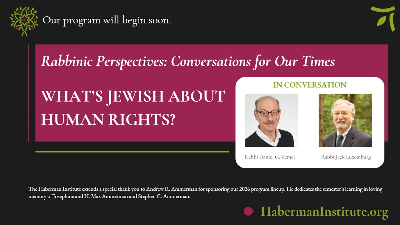 What's Jewish About Human Rights?