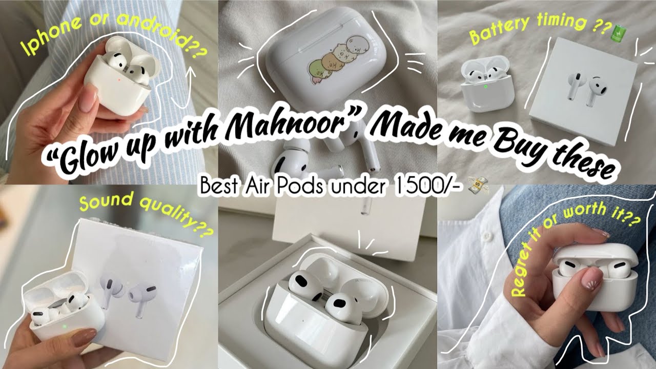 “Influencer Approved! AirPods Under Rs.1500 from Daraz ✨🎧 | Itnii Kam Price Mein Itny Achy AirPods🫶