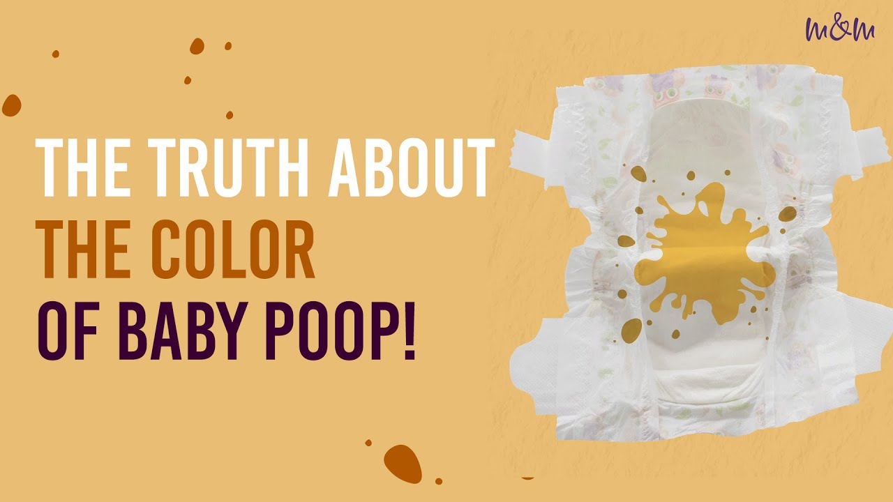 TRUTH ABOUT THE COLOR OF BABY POOP!
