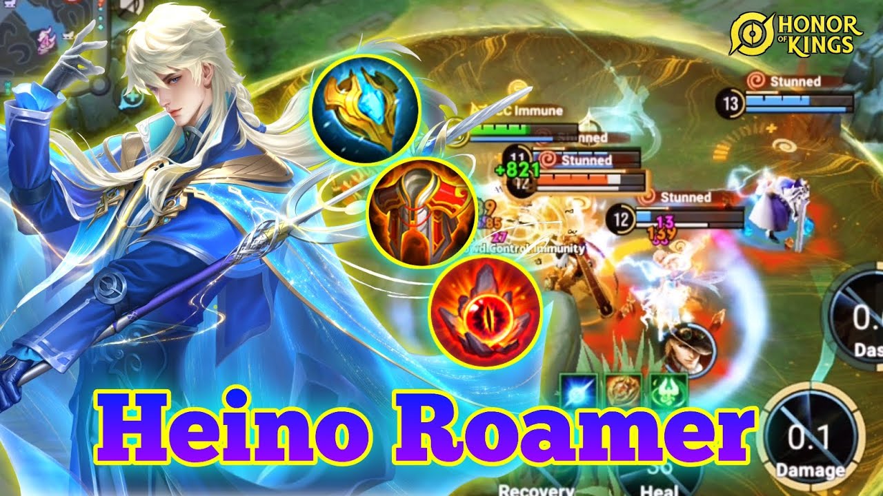Heino HOK Roamer Gameplay | Best Build & Arcana