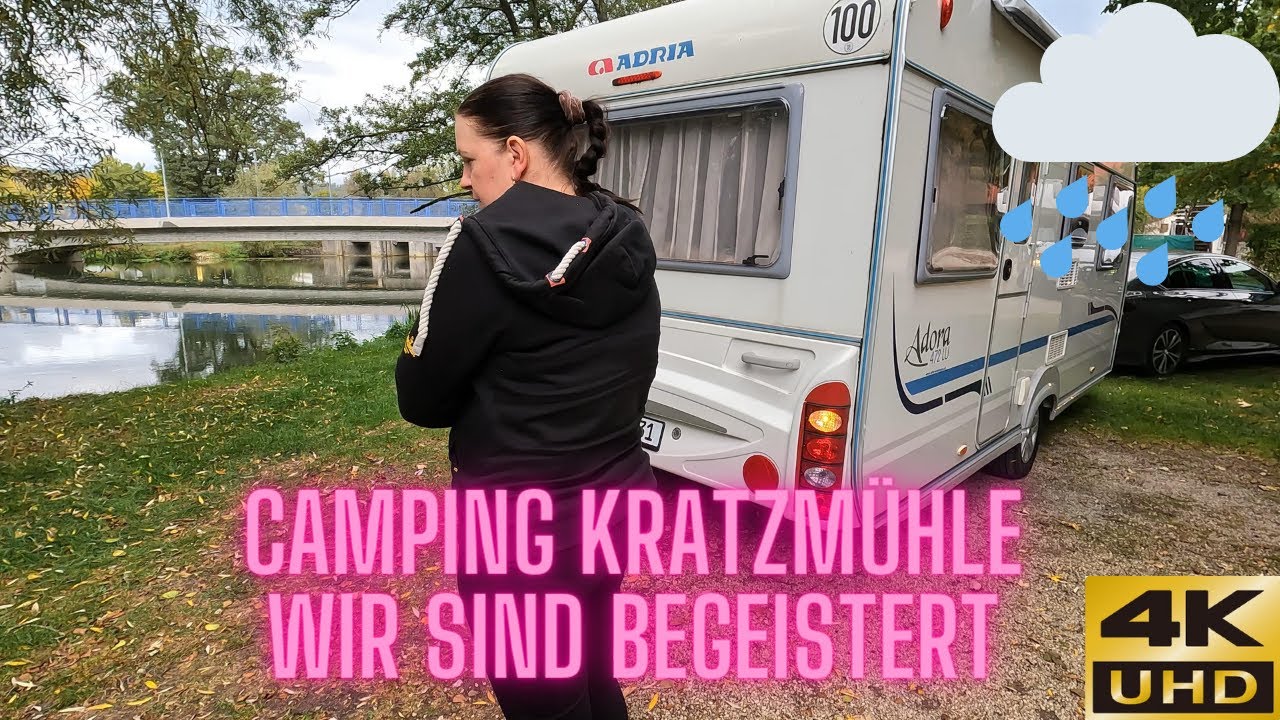 Camping Kratzmühle wir sind begeistert-Wohnwagen Deutschland-Trip Vlog 8 Anreise Altmühltal