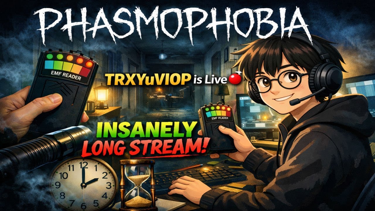 🔴 LIVE Now | Phasmophobia Ghost Hunting
