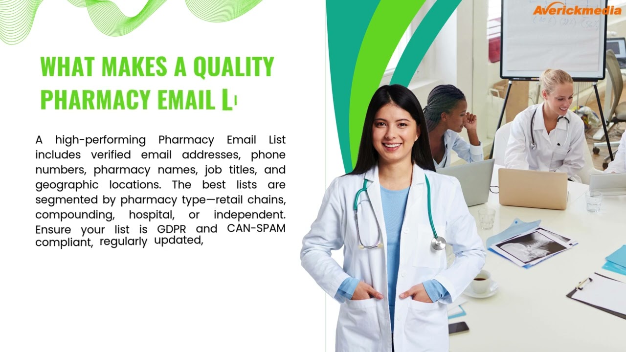 Reach Trusted Pharmacists with the Pharmacy Email List