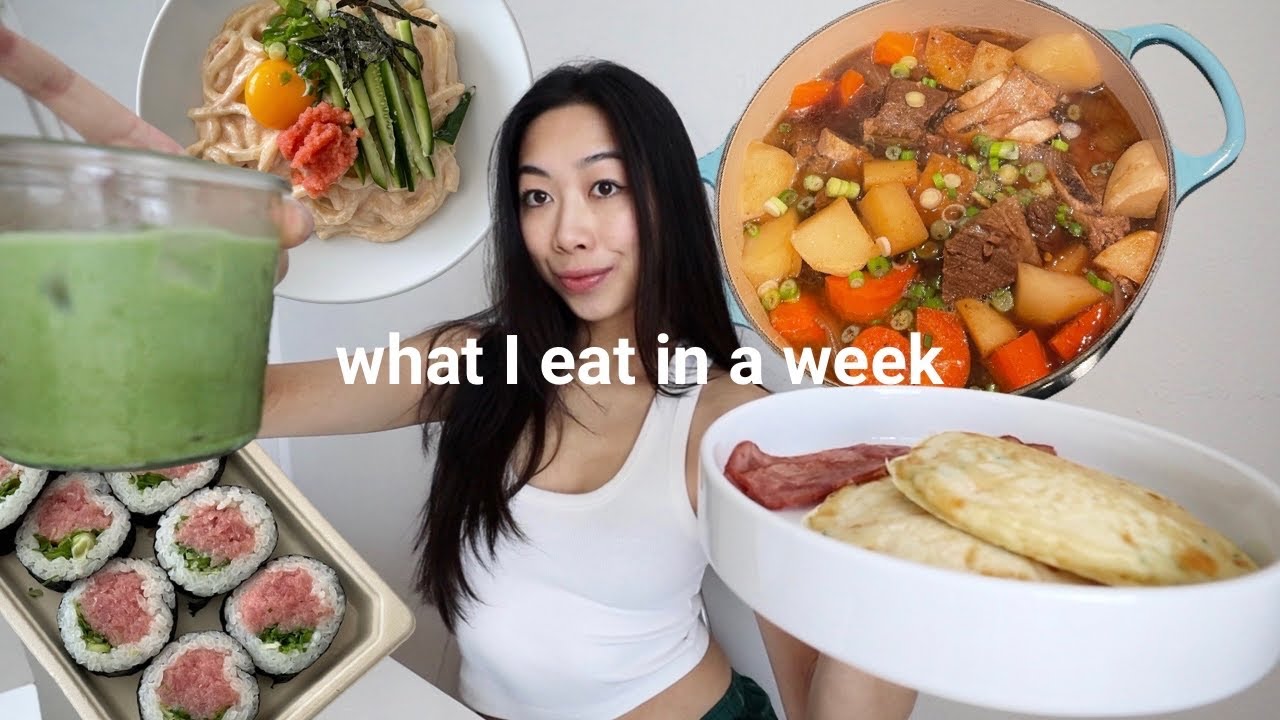 what i eat in a week *simple recipes + realistic balanced home-cooked meals + asian food*