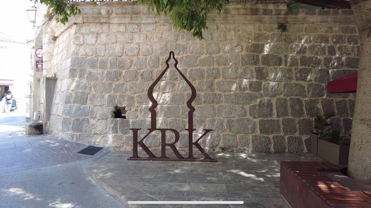 Krk summer walk  Croatia 🇭🇷  Relaxing Stroll Through Old Town & Seaside Views 🚶‍♂️🌊