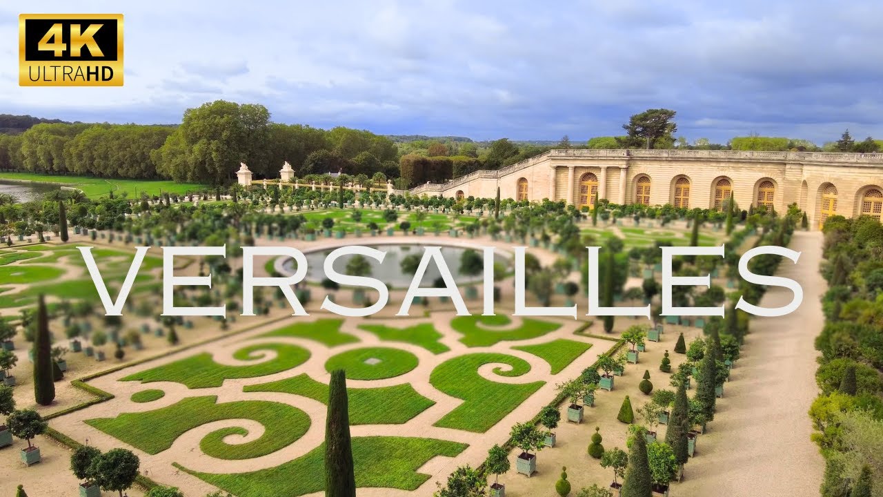 Versailles Walk - Gardens and Palace Tour with Natural Sounds | No Talking [4K]
