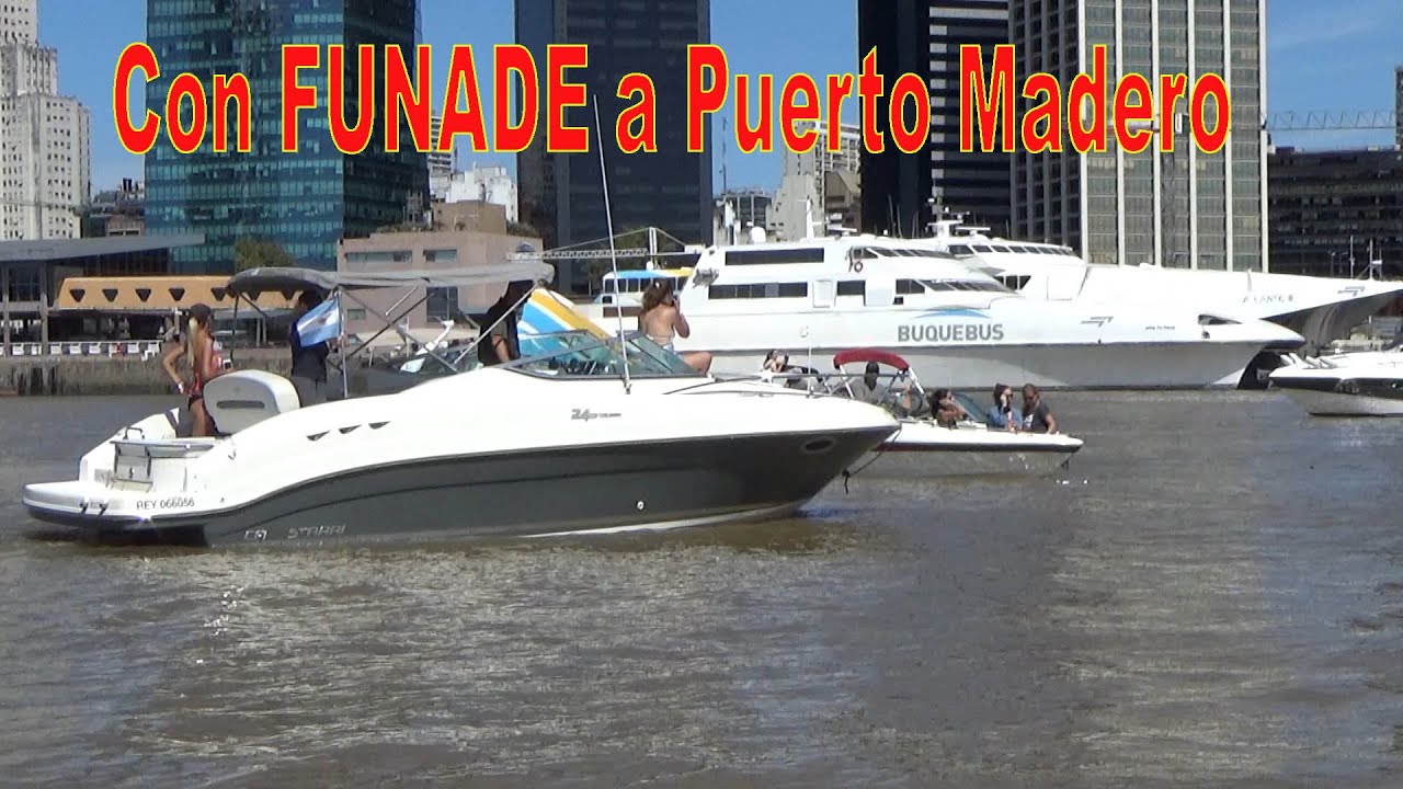 Navegando a Puerto Madero, con la FUNADE,